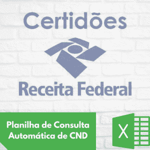 Planilha Excel de Consulta CND Federal CNPJ
