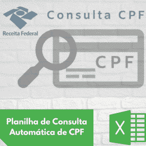 Planilha Excel de Consulta CPF