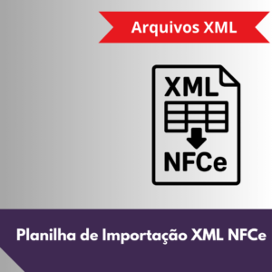 Planilha Excel de importação de NFC-e