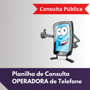 Planilha Excel de Consulta OPERADORA