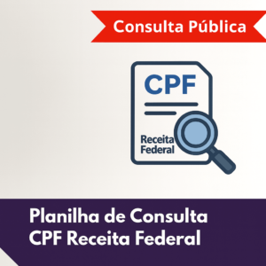 Planilha Excel de Consulta CPF