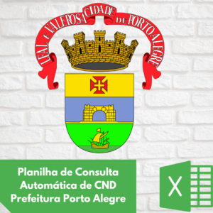 Planilha Excel de Consulta CND Prefeitura Porto Alegre