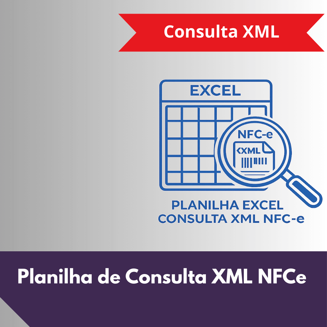 Planilha Excel de Baixar XML NFCe